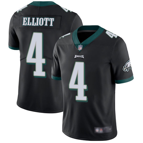 Men Philadelphia Eagles 4 Jake Elliott Black Alternate Vapor Untouchable NFL Jersey Limited Player Football